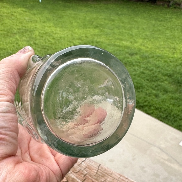 Mid century modern Clear Glass Vase with women motif - Picture 6 of 6